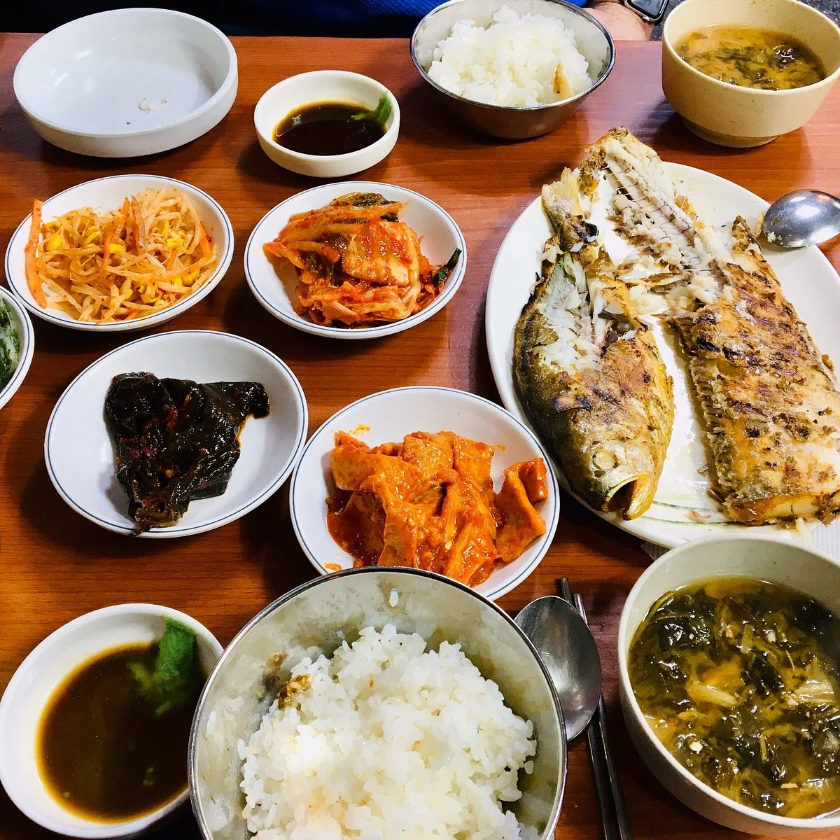 Grilled Fish Street in Dongdaemun Market