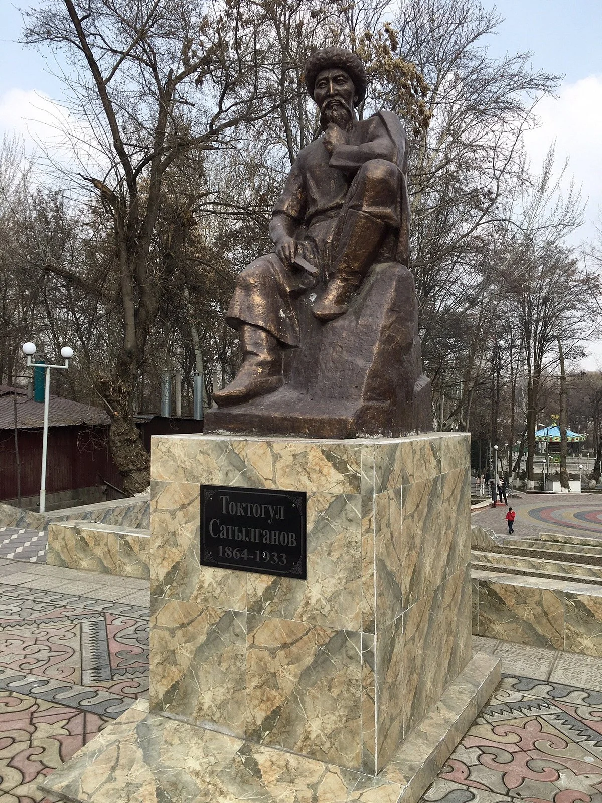 Monument to Toktogul Satylganov