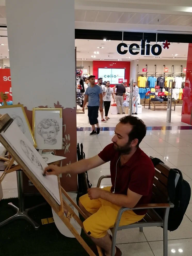 Colombo Redha Portrait Dessin