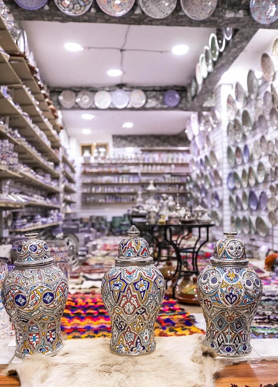 Fez Medina Pottery