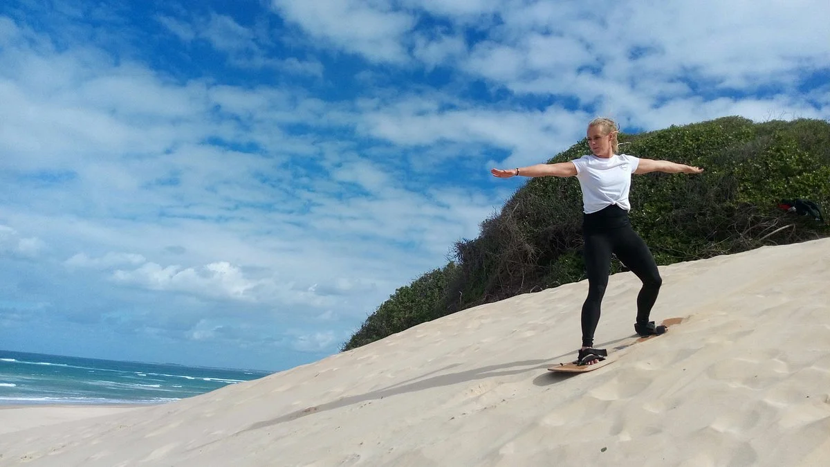 Sandboarding Jeffreys Bay - Wacky Wipeouts