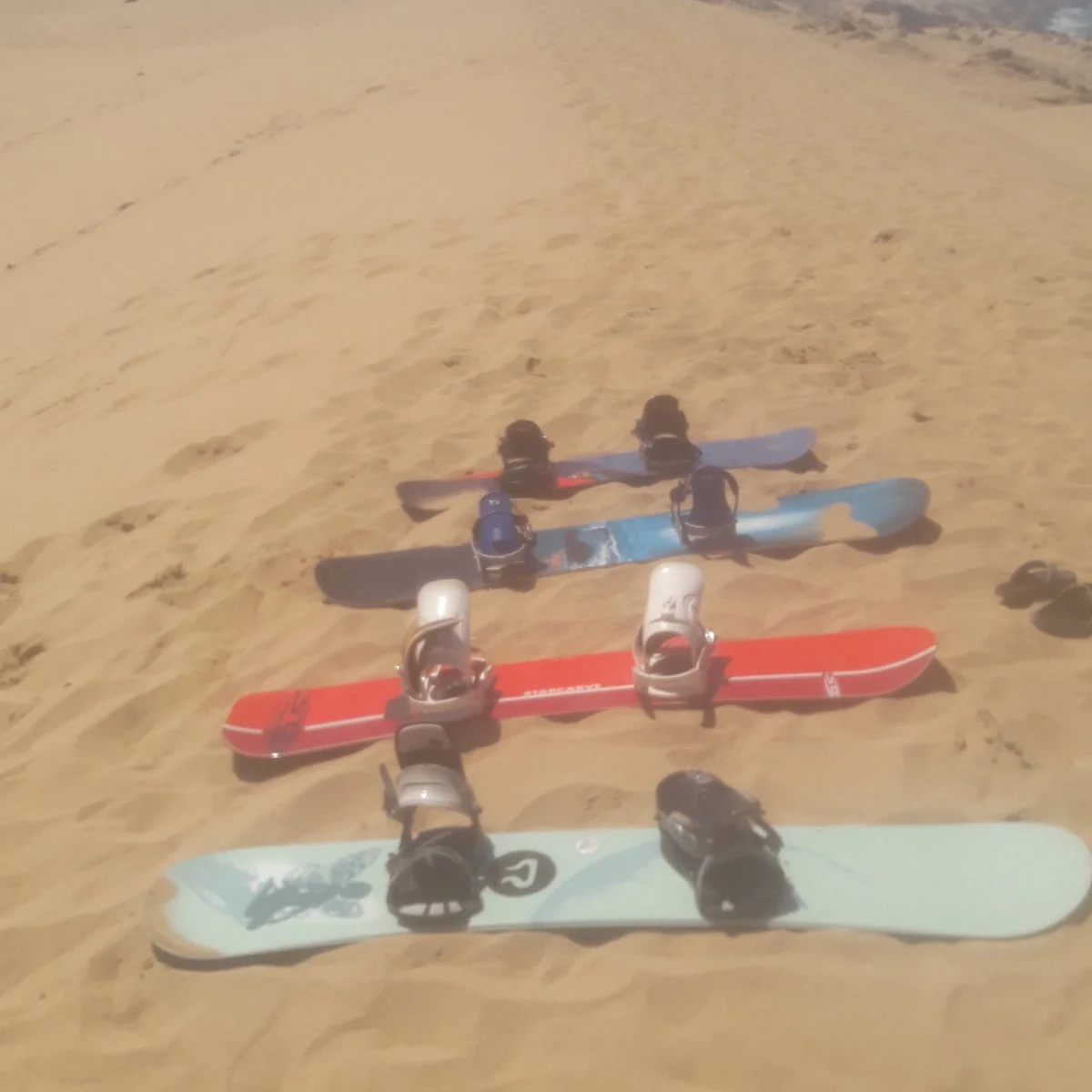 Sandboarding in Agadir